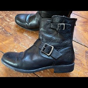 Gently used Frye Engineer boots.